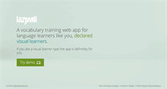 Desktop Screenshot of lazywill.com
